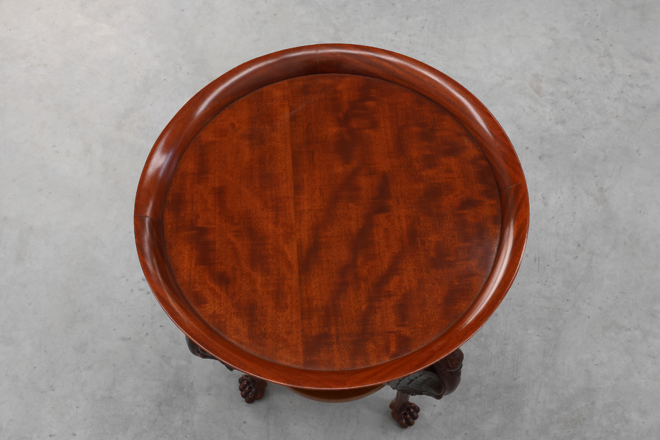 French Empire Side Table in Carved Wood, circa 1850thumbnail